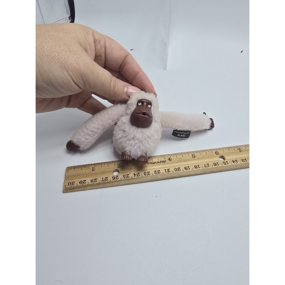 Kipling Keychain Pink Monkey Tag Fob Charm Blake